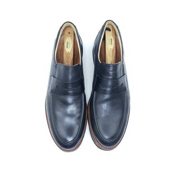 Samuel Hubbard Ivy Legend Men’s Penny Loafers Black Leather Vibram Sole 13 - Picture 5 of 11